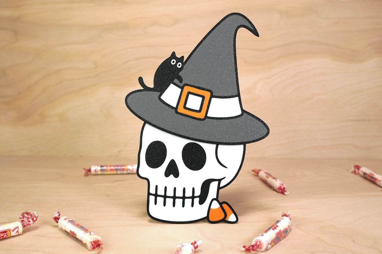 Halloween Targets 5 Pack - Jack O'lantern, Ghost, Tombstone, Skull, Hat