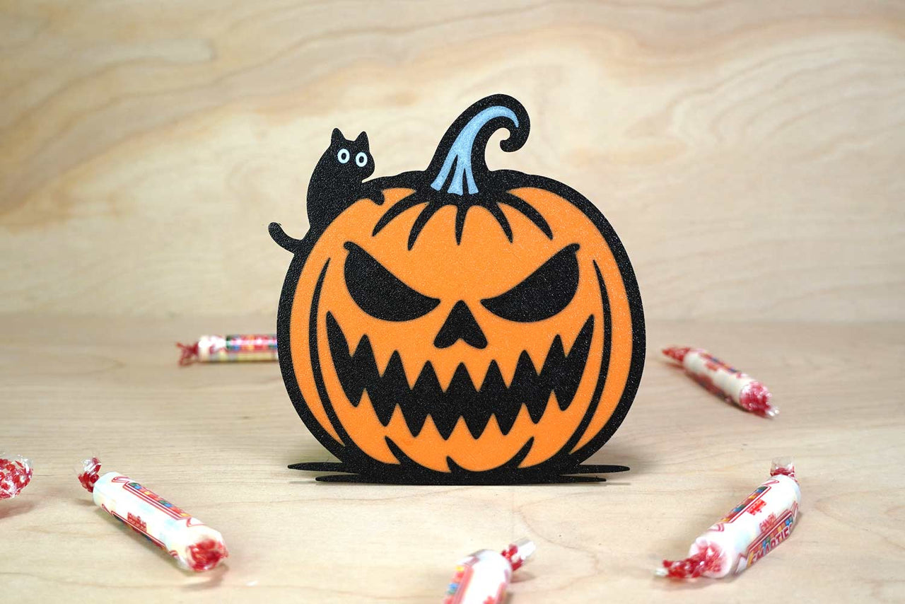 Halloween Targets 5 Pack - Jack O'lantern, Ghost, Tombstone, Skull, Hat
